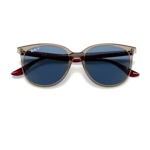 Brand New Ray-Ban RB4378 Smoke and Burgundy!